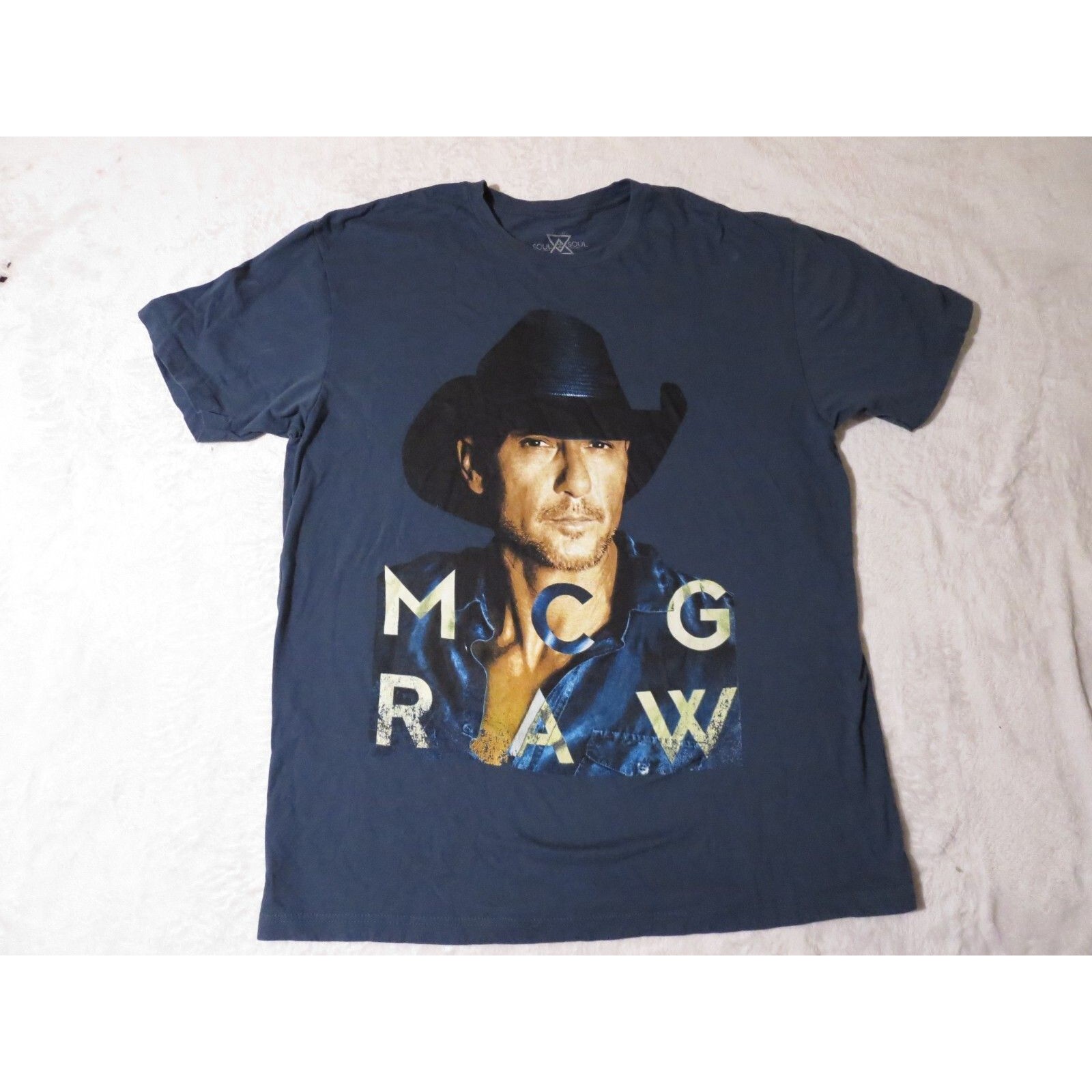 2017 Tim Mcgraw Soul 2 Soul Concert Tour TShirt Large